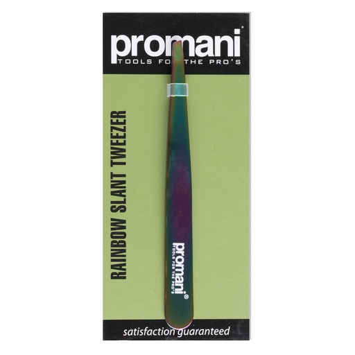 [PR-927] Promani Rainbow Slant Tweezer